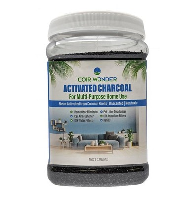 Activated Charcoal Odor Absorber   2.2 Lb   Coconut Shell Carbon Granules   N...