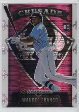 2022 Panini Chronicles Crusade Pink Pulsar Prizm Wander Franco #1 11b4