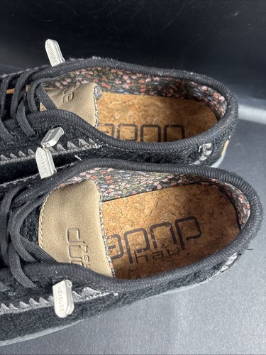 Hey Dude Karina scarpe da donna nere slip on taglia 6 casual - Foto 2 di 8