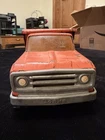 Tonka Red Pressed Steel Dump Truck Toy Collectible Vintage Vehicle Model