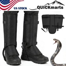 Anti-Bite Snake Gaiters Men Lower Leg Guards Boots Protector for Hunting Hiking