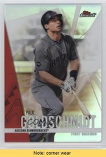 2017 Topps Finest Refractor Paul Goldschmidt #86 READ 4mc