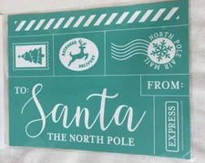 NEW “North Pole Air Mail” Chalk Couture Chalk Transfer Stencil Size B RETIRED