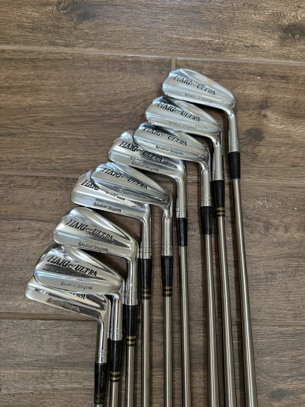 Walter Hagen Haig Ultra Contour Sole Fluid Feel Irons Set (2- SW) Steel Shafts