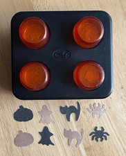 Creative Memories Halloween Micro Maker Paper Punch Spider Pumpkin Ghost Cat 