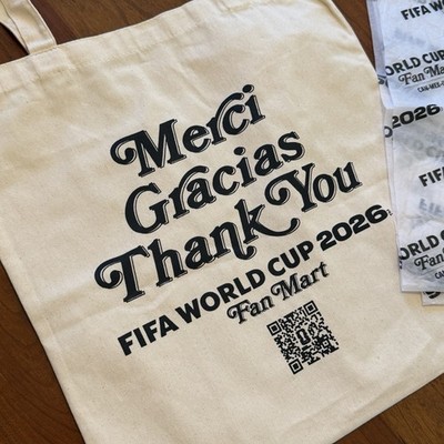 FIFA World Cup 2026 Fan Mart Coca Cola Trophy Tour Tote Bag | eBay