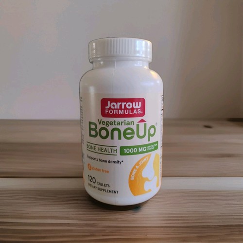 Jarrow Formulas BoneUp, 1,000 mg of Calcium Per Day, Vitamin D 120 Brand New