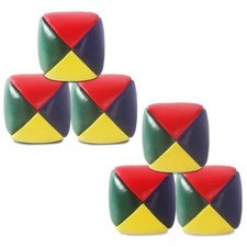 6 Pack Soft Juggling Balls for Beginners Juggle Balls Bulk Set for Juggler, K...