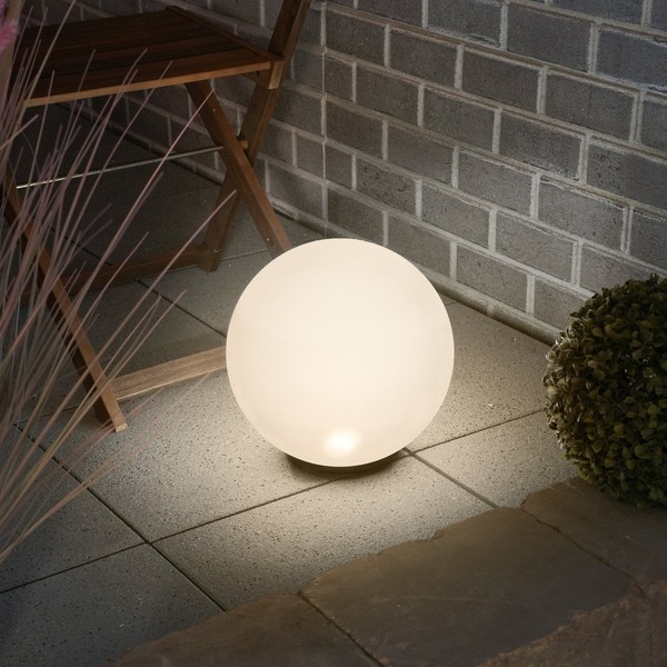 Esotec Solar Leuchtkugel ⌀30Cm Fernbedienung Wetterfest Outdoor IP44 102640-image
