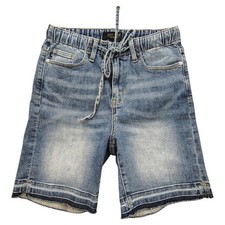 Judy Blue Jogger Shorts Womens Medium High Rise Released Hem JB150177 7" Inseam