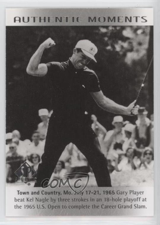 2014 SP Authentic Authentic Moments Gary Player #68 8d1