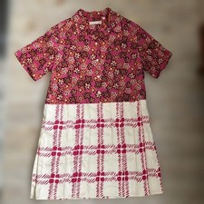 UNIQLO x MARNI Women Dress Pleated US L Pink Pre-Owned
