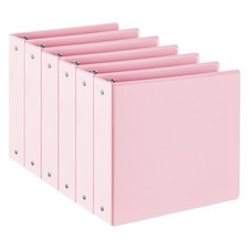 6 PCS 2-Inch 3-Ring Binders Heavy Duty Clear View Presentation Letter Size