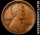 1910-S Lincoln Wheat Cent- Semi Key Better Date- No Reserve #K2793
