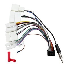 Aftermarket Radio Wiring Adapter Compatible with Toyota 2003-2016, Black