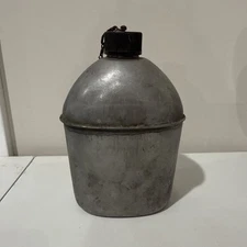 WW2 US Canteen Early WWII Vollrath 1943 US Army USMC World War Marked I.C.