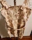 Intermix Womens Floral Print High Rise Belted Romper Multi Colored Cotton Size 2 — photo 4