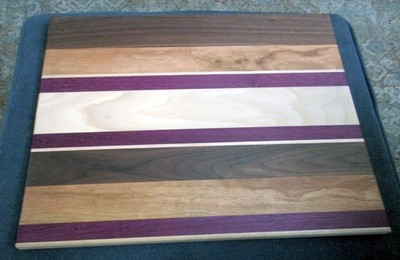 Handcrafted End Grain Cutting Board, Various Wood See Below 17½'' x 13¾'', CHARITY