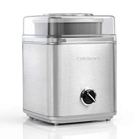 Cuisinart Ice Cream Deluxe Electric Ice Cream Maker 2L Silver Stainless Steel