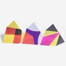 Pack of 5 curved Kites - 27.5 Inches Variety Styles