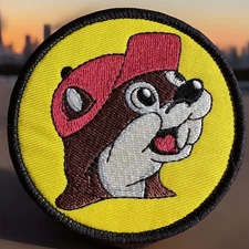 🔥PREMIUM Buc-ee’s Beaver Embroidered Hook Loop Patch Gas Station Buc-ees Bucees
