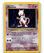 Mewtwo Holo Holo Rare Base Set 010/102 HP Ken Sugimori