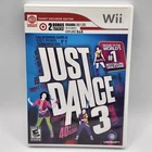 Just Dance 3 (Nintendo Wii, 2011) Video Game Complete w/ Manual