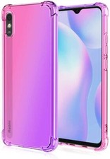 For Xiaomi Redmi 9AT Case, Slim Clear Silicone Gel Gradient Color Phone Cover