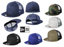 NEW ERA, MESH HIGH PROFILE TRUCKER CAP, 9Fifty, FLAT VISOR, ADJUSTABLE SNAPBACK