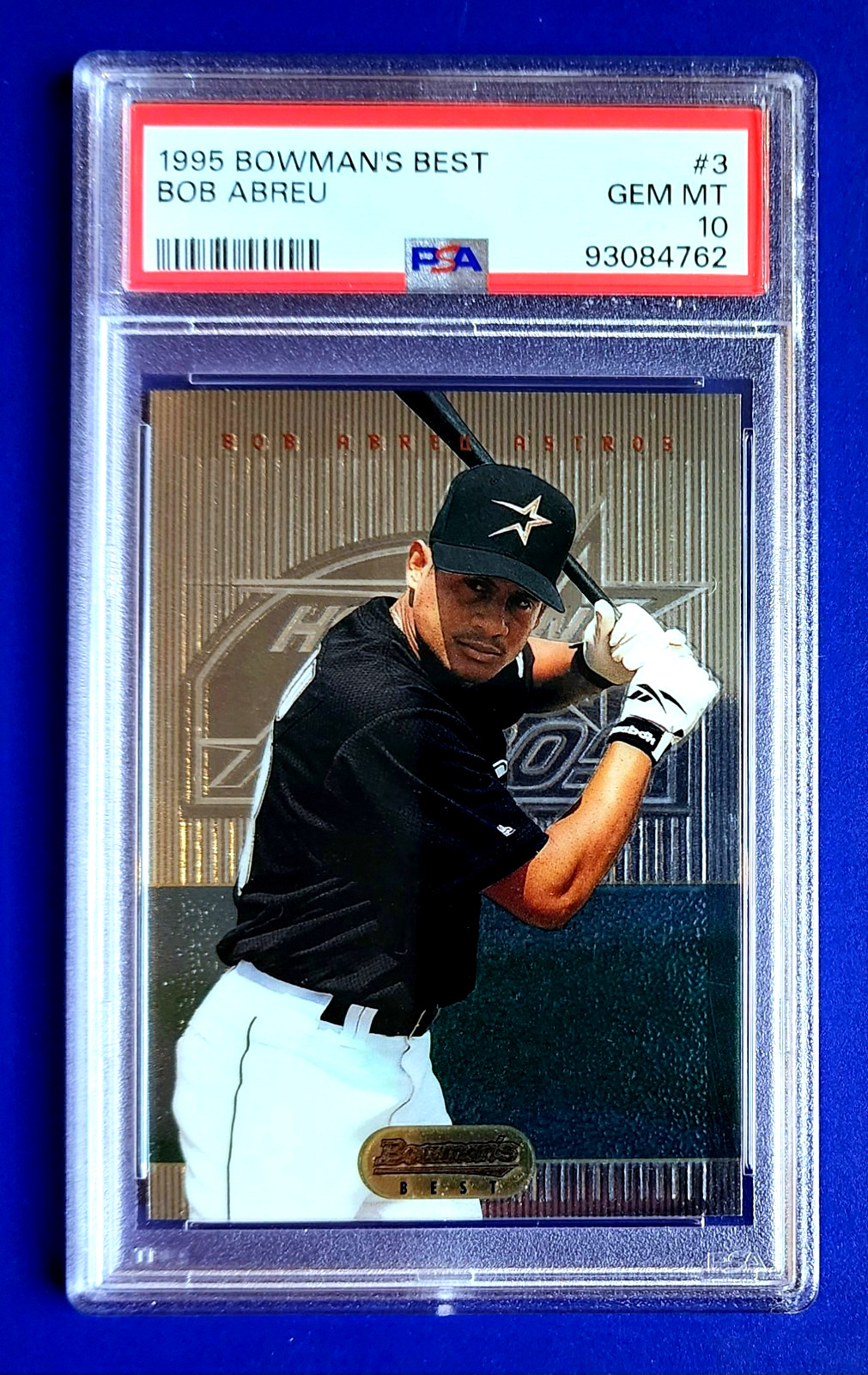 Bobby Abreu 1995 Bowman's Best BLUE SP Bob RC #3 PSA 10 GEM MINT 2026 HOF LOCK!!
