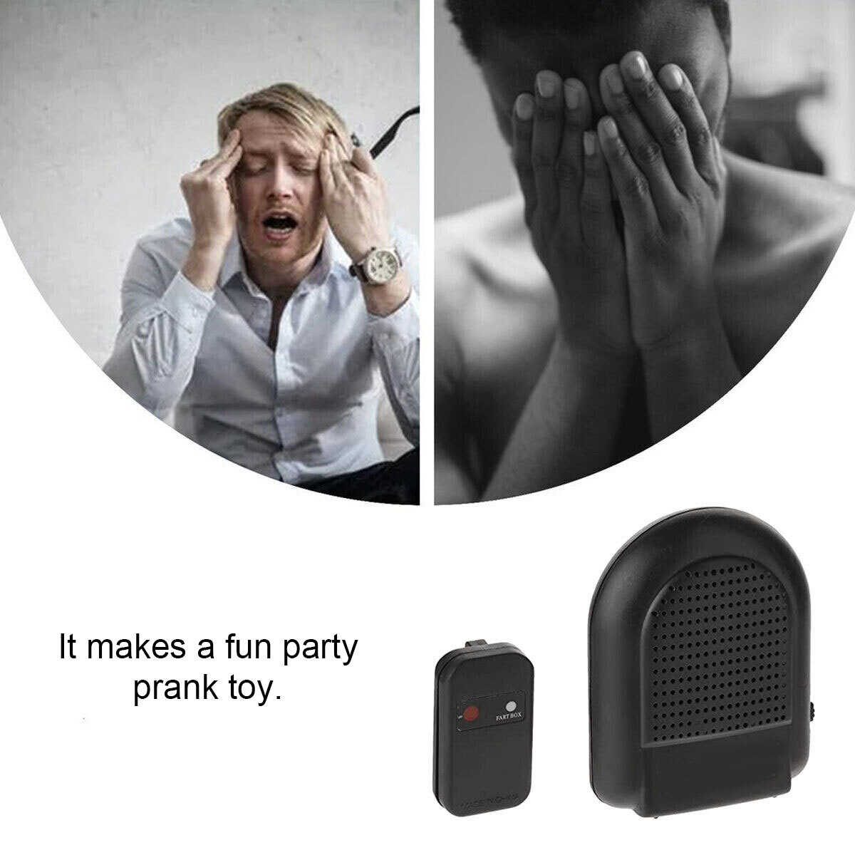Remote Control Party Fart Box Machine Electronic Remote Controlled Party Funny Prank Tricky ...