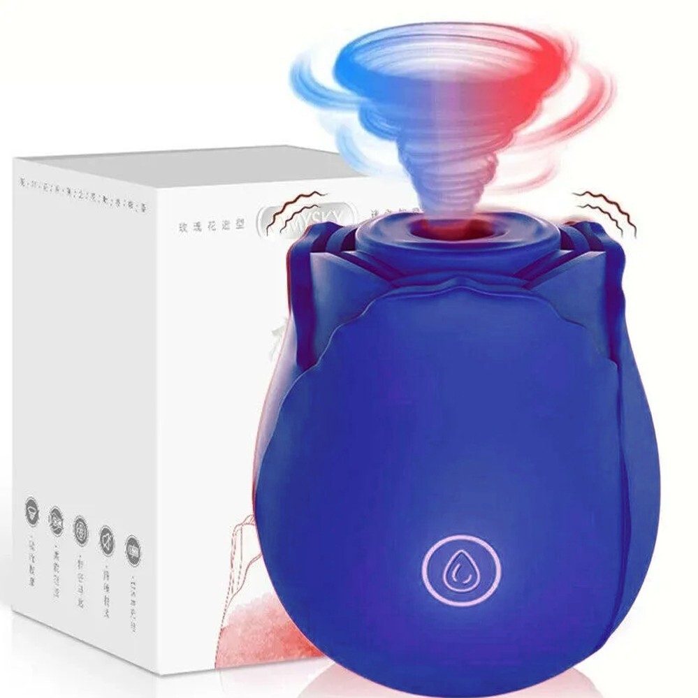 10-speed Rose Vibrator G-spot Dildo Clitoral Sucking Massager For Women Sex Toys