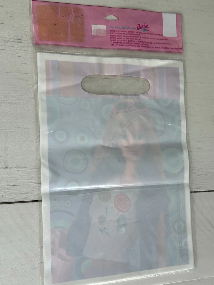 Barbie Treat Sacks Vintage 2002 Hallmark Party... Juego de 8... ¡Nuevo!! Foto 3 de 4