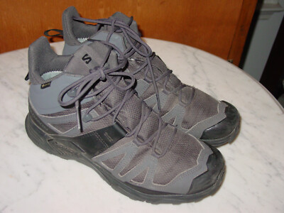 2023 Mens Salomon X Ultra Forces Mid GTX Gray/Black 472344 Shoes