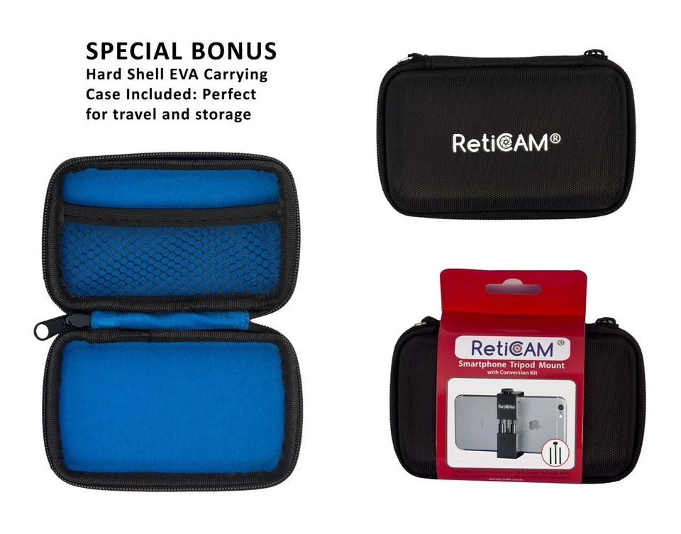 RetiCAM Smartphone Tripod Mount - Full Metal Universal Smart Phone Adapter - Image 2 of 3