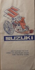 Original Vintage Suzuki Motorcycle Biker Iron On Transfer