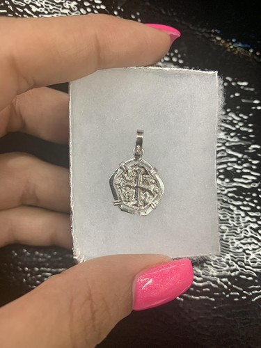 ATOCHA Silver Mini Coin Pendant 