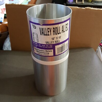 Southeastern Metals Valley Roll AL EC Flashing, 10'' x 10', Aluminum 17275