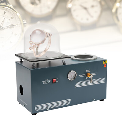 2L Jewelry Lost Wax Cast Vacuum Investing Casting Investment Machine 5CFM 110v 