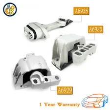 3pcs Engine & Trans Mount Set For 1998-2006 VW Beetle Golf Jetta 1.8L 1.9L 2.0L