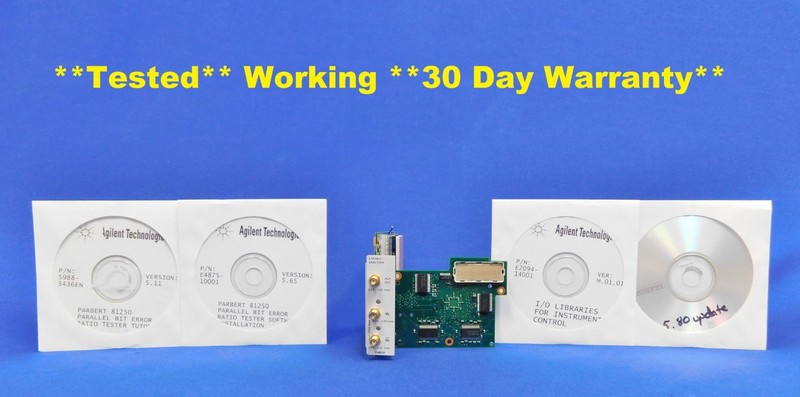 Agilent E4863B 3.35Gbs Mod for ParBERT Analyzer 81250 Front-end-E4875A Software