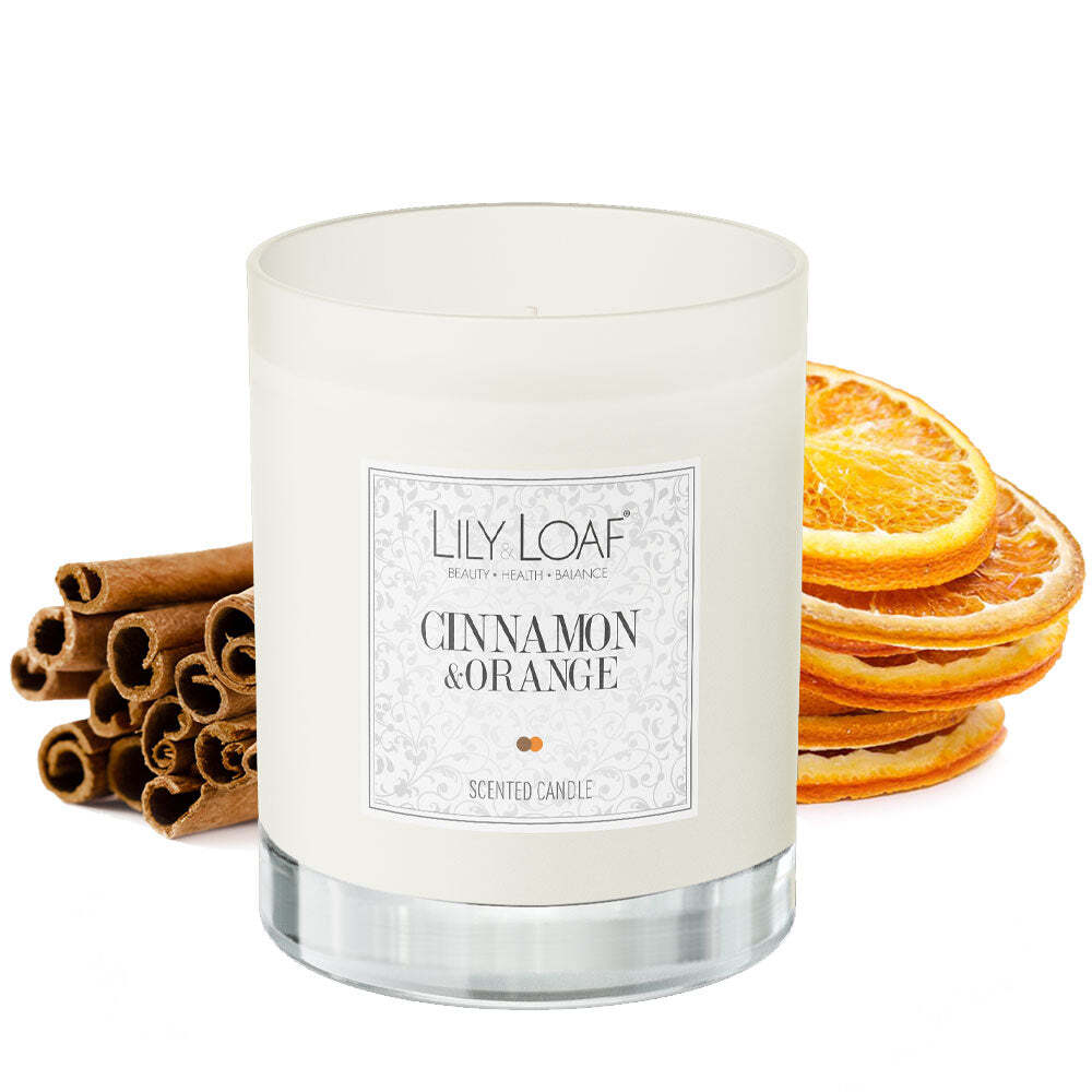 Lily & Loaf Cinnamon & Orange Soy Wax Candle | Luxury Home Fragrance Gift