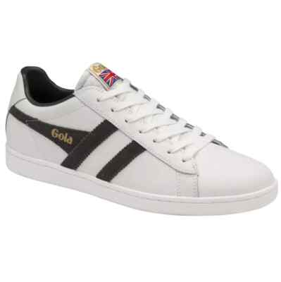 GOLA Equipe Herren / Jugend UK 6 EU 40 Weiß / Shadow Leder Sneaker Turnschuhe