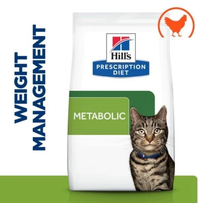HILL'S Hills Prescription Diet Metabolic Dry Food for Cats 1.5Kg, 3Kg, 8Kg FREE DELIVER