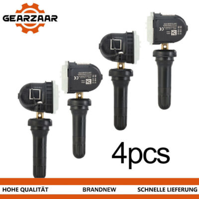 RDKS TPMS Bandenspanningssensoren, metalen ventiel, zwart, compatibel met Ford Focus IV Kuga S-Max