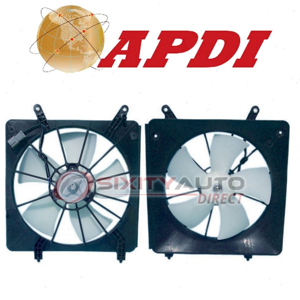 APDI Engine Cooling Fan Assembly for 2001-2002 Honda Accord - Belts Clutch ha