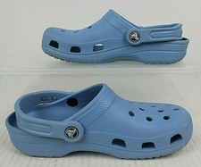 CROCS Baby Blue Classic Clogs Womens Sz 6 Mens Sz 4 Water-Friendly Comfort Shoes