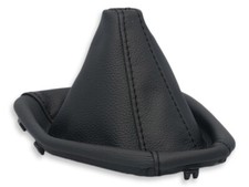 SCHALTMANSCHETTE FUR BMW E39 5er SCHALTSACK NATURLEDER SCHWARZ