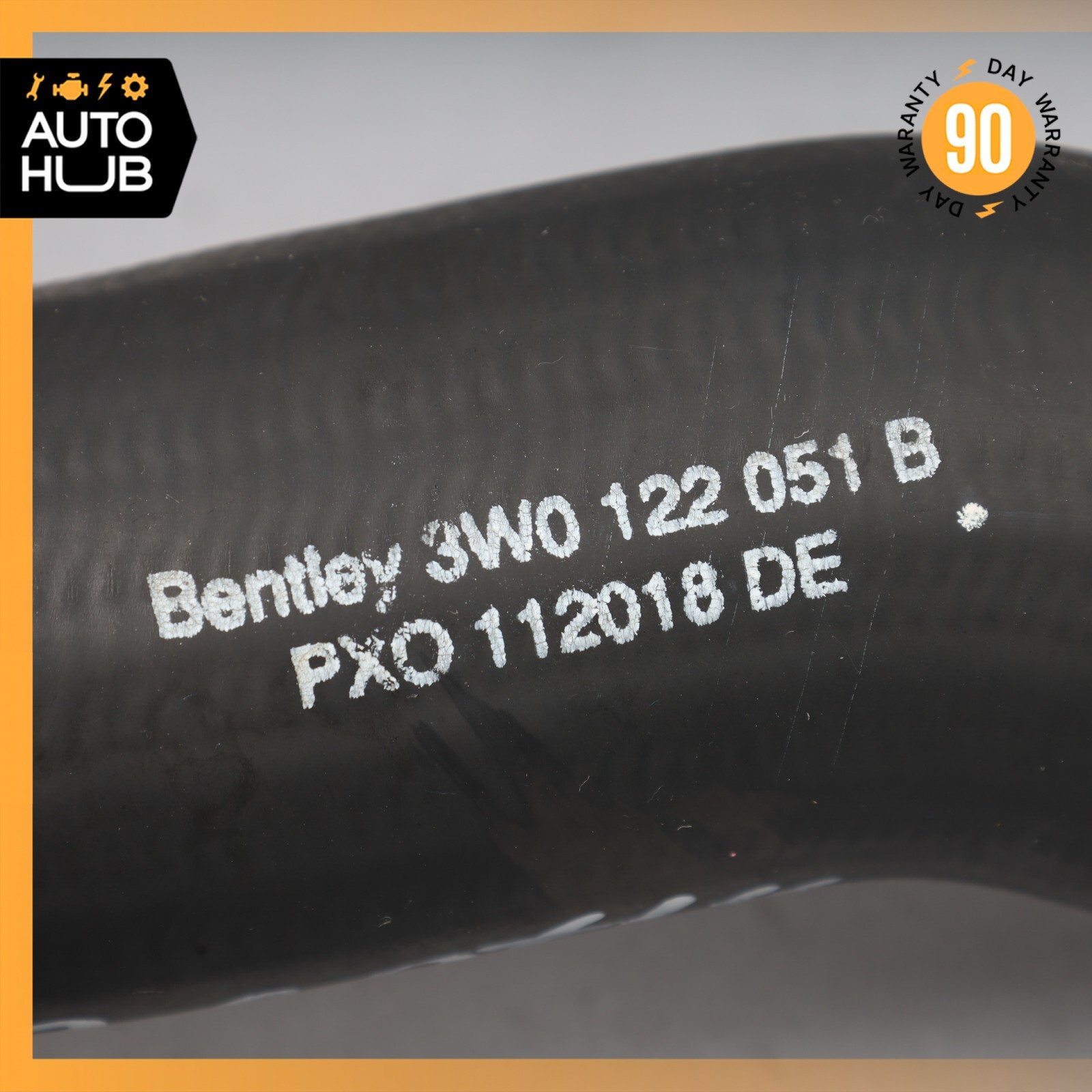 03-07 Bentley Continental GT GTC Upper Coolant Water Hose Tube Pipe OEM 36k