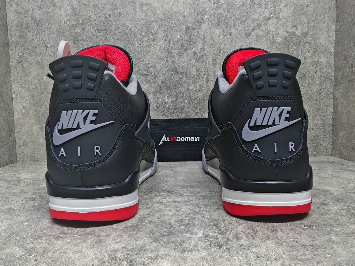 Level SS/New - Nike Air Jordan 4 Bred Reimagined AJ4 Bred 2024